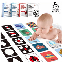 4 Sets Of Brain Visual Stimulation Flash Cards For Babies (0-36 months) - WonderKiddos