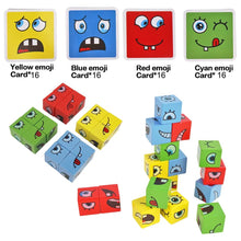 Magical Expression Puzzle: Wooden Face Changing Cube - WonderKiddos