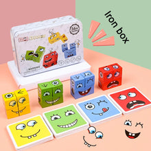 Magical Expression Puzzle: Wooden Face Changing Cubes Game - WonderKiddos