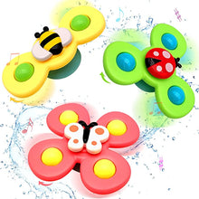 Suction Cup Spinner Toy: Animal Fidget Spinner (Bee, Butterfly, Ladybug) - WonderKiddos