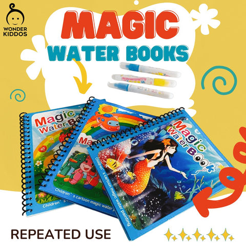 Water Magic Colouring Book - WonderKiddos